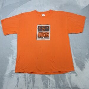 Novadriver Shirt Mens Extra Large Orange Small Stone Recordings Graphic Thrashed